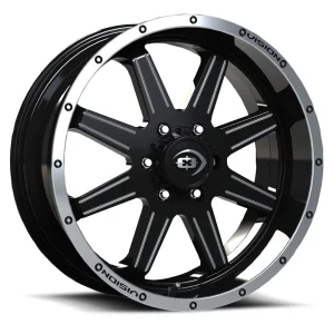 Vision Wheel Off-Road – 421 CANNIBAL – Black – 20″x9″ 12mm – Summer Wheels – 421H2962GBMLMS12